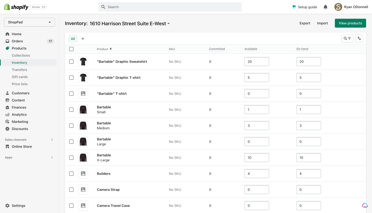 Inventory management how feature release test live brand